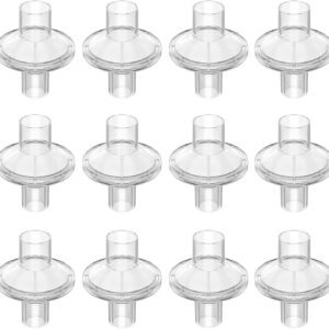 12 pack cpap filters, universal cpap inline filter for cpap and bipap machines, compatible with resmed & dreamstation size 22mm & 25mm cpap tube, cpap supplies