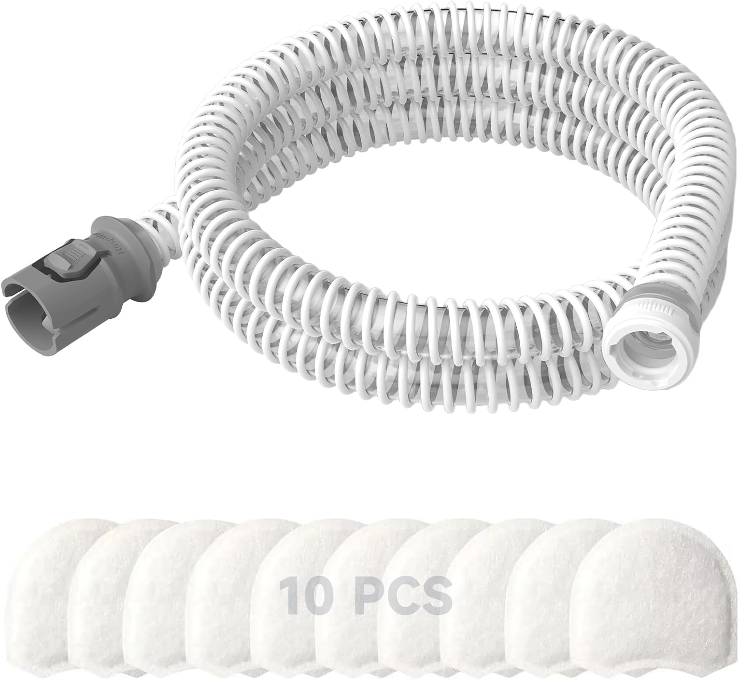 replacement cpap tubing for resmed airmini tube & 10 pack airmini supplies filters combo, as flexible as oem | compatible with resmed airmini cpap machine & p10 nasal pillows & n20 & n30 nasal masks replacement cpap tubing for resmed airmini tube & 10 pack airmini supplies filters combo, as flexible as oem | compatible with resmed airmini cpap machine & p10 nasal pillows & n20 & n30 nasal masks